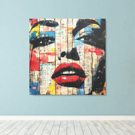 Kanvastryck av stadsplanering