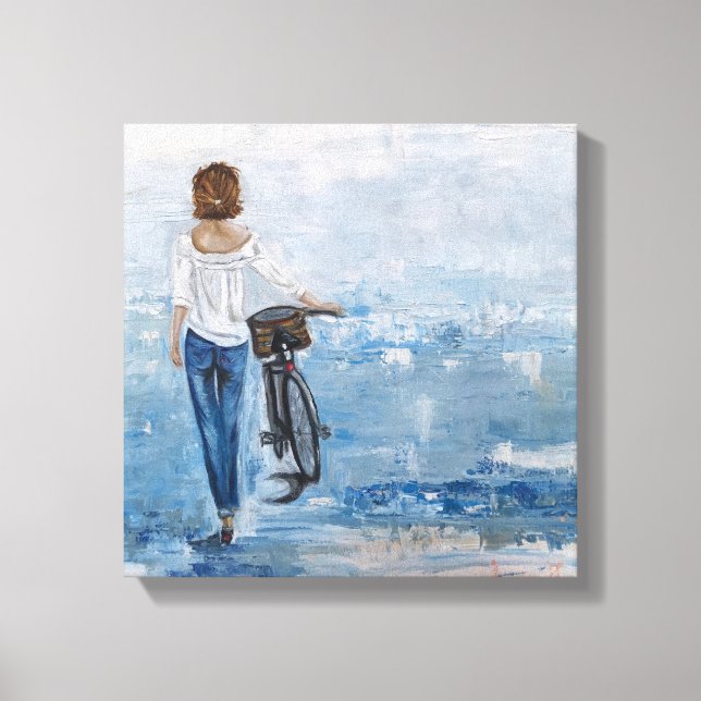 Kanvastryck av ursprungsolja på arbetsyta (Framsida)