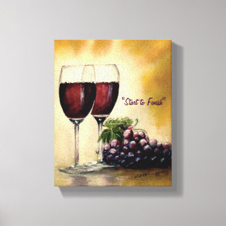 Kanvastryck - "Börja Avsluta"