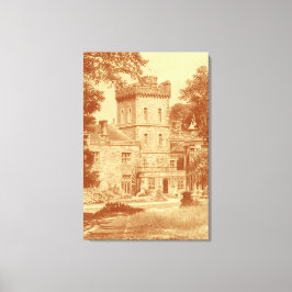 Kanvastryck - 'Capernwray Hall' (Custard/Cinn)
