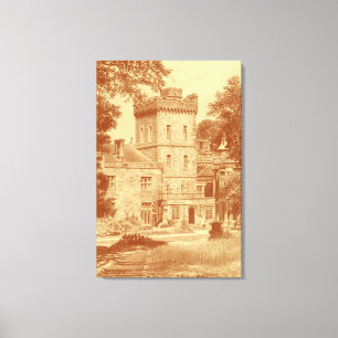 Kanvastryck - 'Capernwray Hall' (Custard/Cinn)