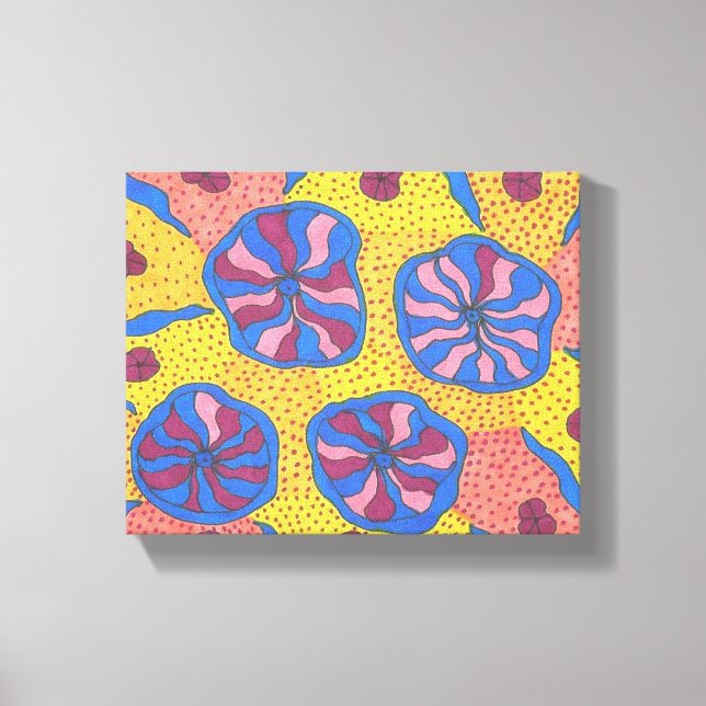 Kanvastryck för Blomsterträdgård av Bright-Futuris (Framsida)