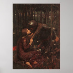 Kanvastryck för LaBelleDame Sans Merci Poster