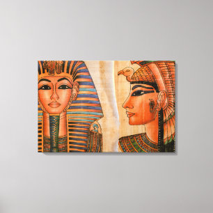 Kanvastryck för olycksdrabbade Egyptener