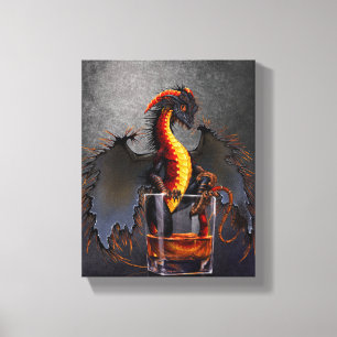 Kanvastryck för romdrake 8x10