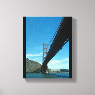 Kanvastryck - Golden Grind Bridge