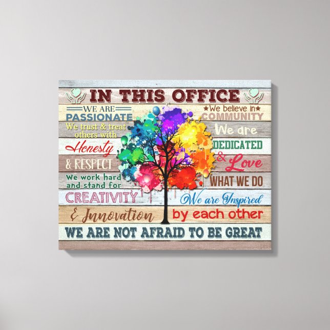 Kanvastryck i det här kontoret (Framsida)