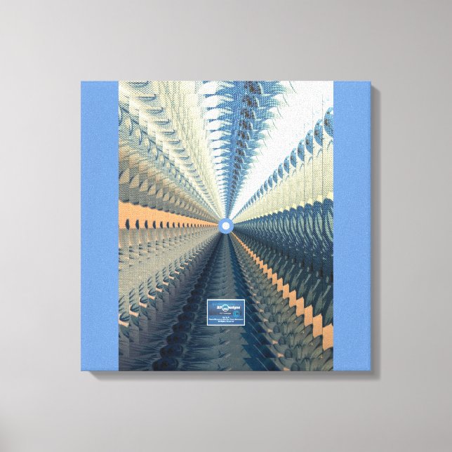 Kanvastryck (Indigo-Silver L.) RFPMDesigns ©️ 2024 (Framsida)