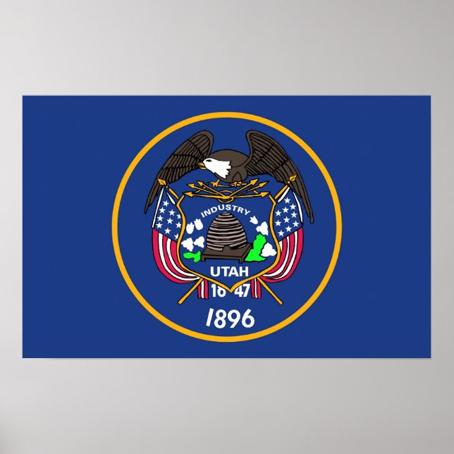 Kanvastryck med Utah, USA Poster (Framsidan)