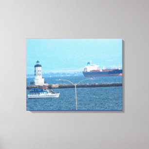 Kanvastryck - San Pedro Lighthouse