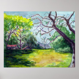 KANVASTRYCK - VATTENFÄRGER AV HARRIET DAVIDSOHN POSTER