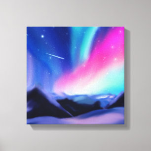 Kanvastrycket A Million Aurora Dreams Canvastryck