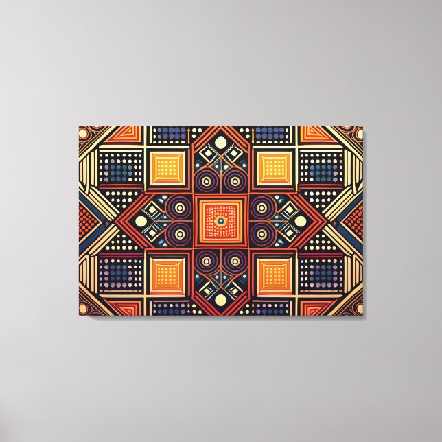 kanvastrycket abstrakt art canvastryck (Framsida)