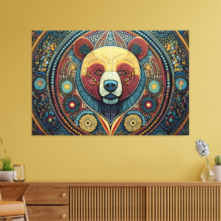 kanvastrycket abstrakt art canvastryck