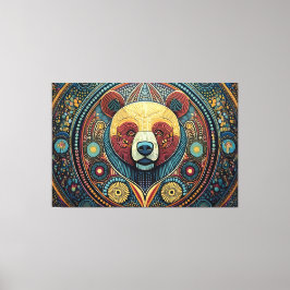 kanvastrycket abstrakt art canvastryck