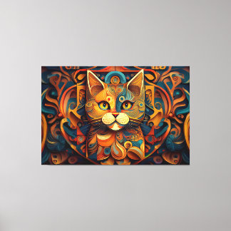 kanvastrycket abstrakt art canvastryck