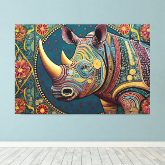 kanvastrycket abstrakt art canvastryck