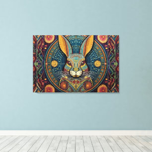 kanvastrycket abstrakt art canvastryck