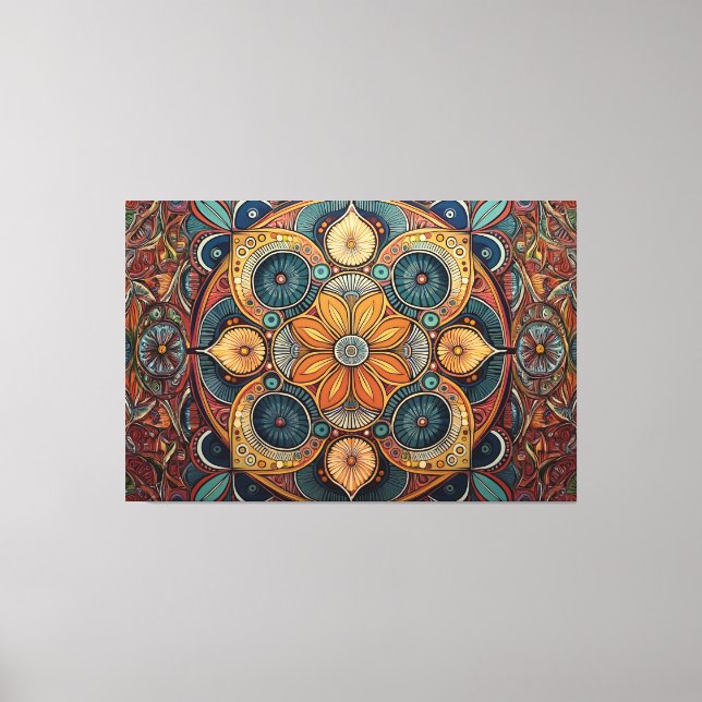 kanvastrycket abstrakt art canvastryck (Framsida)