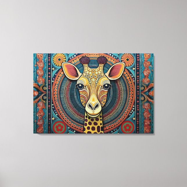 kanvastrycket abstrakt art canvastryck (Framsida)