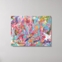Kanvastrycket Abstrakt funky