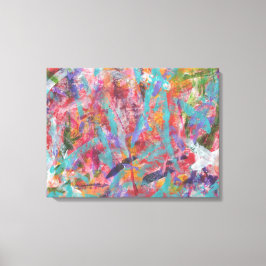 Kanvastrycket Abstrakt funky Canvastryck