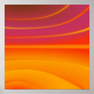 kanvastrycket abstrakt vinkarare orange poster