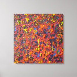 Kanvastrycket Acrylic Modern Art Abstrakt hösten Canvastryck