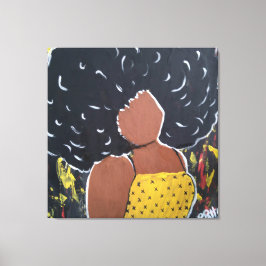 Kanvastrycket African American dam Rhonda Patton Canvastryck