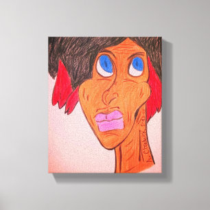 Kanvastrycket Afrika-Amerika Canvastryck