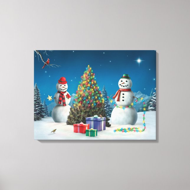 Kanvastrycket Alan Giana "All is Bright" Canvastryck (Framsida)