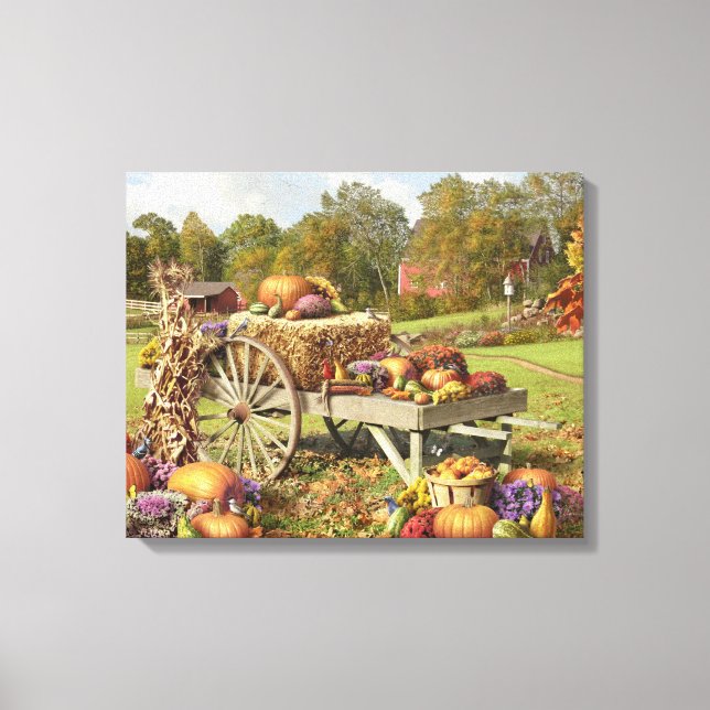 Kanvastrycket Alan Giana "Autumn Treasures" Canvastryck (Framsida)