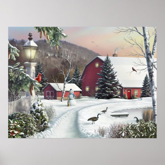 Kanvastrycket Alan Giana "still Light of Dawn" Poster (Framsidan)