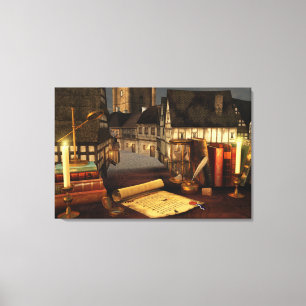 Kanvastrycket Ancient Horizons Canvastryck