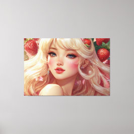 Kanvastrycket Animera vattenfärgsförinställt  Canvastryck