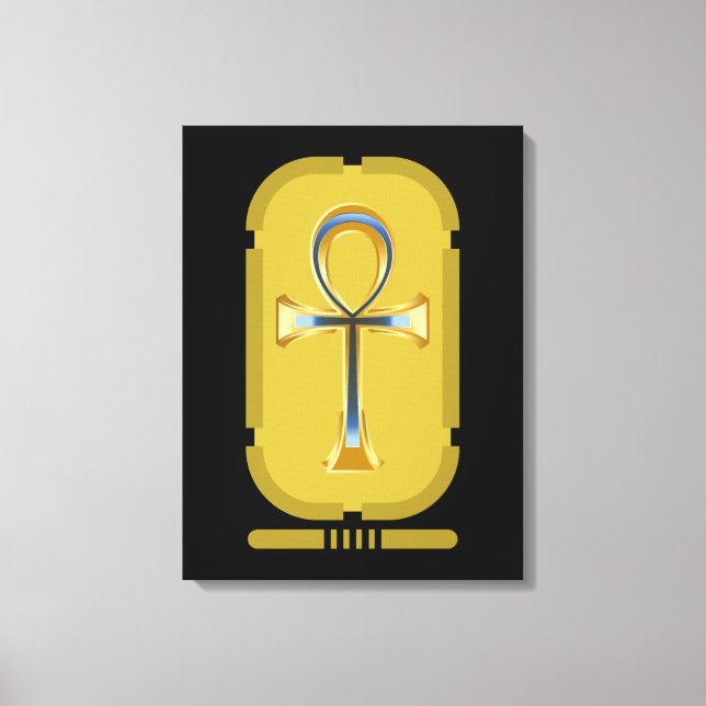 Kanvastrycket Ankh Symbol Canvastryck (Framsida)