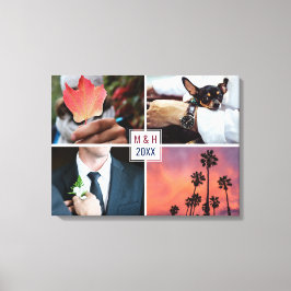 KANVASTRYCKET anpassningsbar FÖR FOTOS, MONOGRAM O Canvastryck