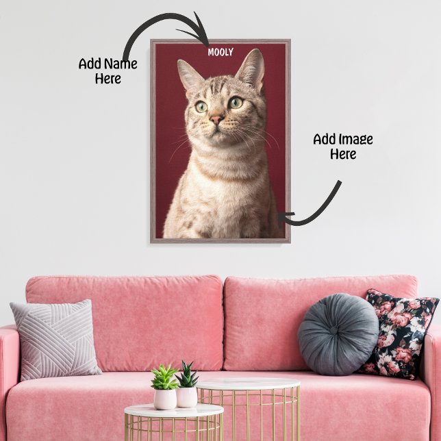 Kanvastrycket anpassningsbar Pet Memorial Canvastryck (Custom Pet Memorial Canvas Print)