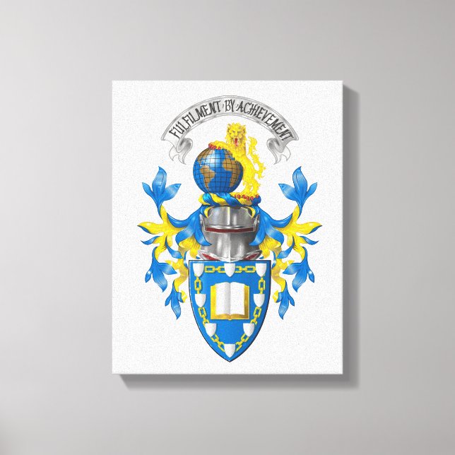 Kanvastrycket Armorial Register Canvastryck (Framsida)