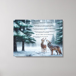 Kanvastrycket Artist Dikt Canvastryck