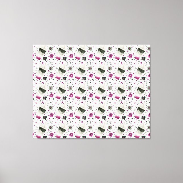 Kanvastrycket Asexuellt Pride Canvastryck (Framsida)