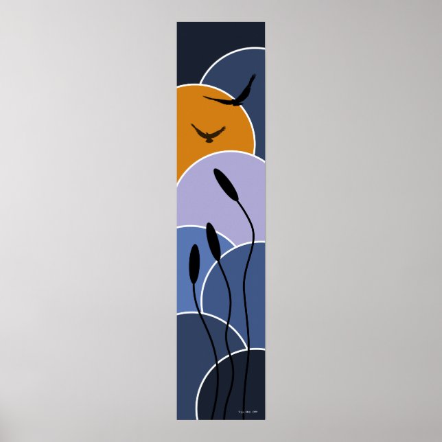 Kanvastrycket Australian Landscapes 1 Premium Matt Poster (Framsidan)