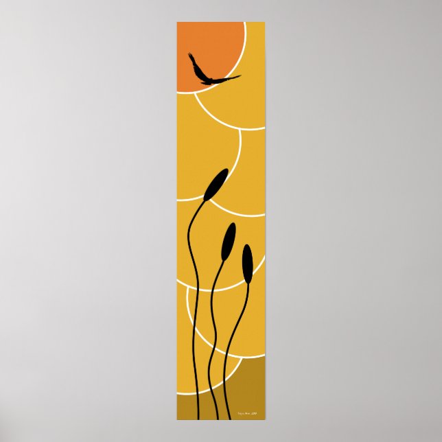 Kanvastrycket Australian Landscapes 2 Premium Matt Poster (Framsidan)