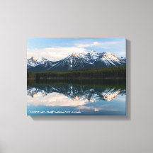 Kanvastrycket Banff nationalpark