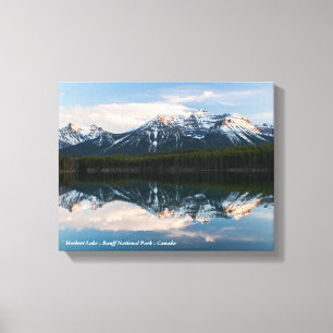 Kanvastrycket Banff nationalpark Canvastryck