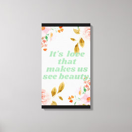 Kanvastrycket Beauty och Kärlek Canvastryck