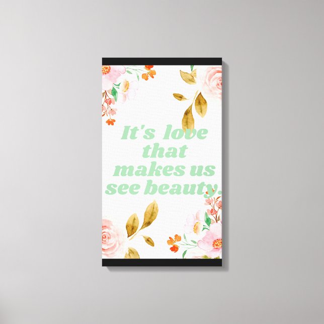 Kanvastrycket Beauty och Kärlek Canvastryck (Framsida)