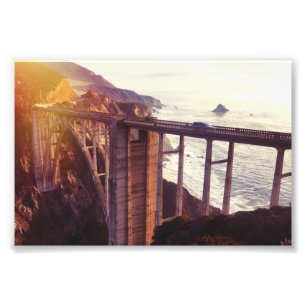 Kanvastrycket Bixby bridge Fototryck