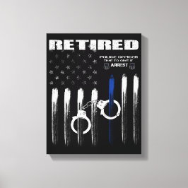 Kanvastrycket Blått tunt radavstånd Canvastryck