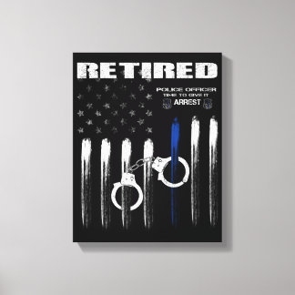 Kanvastrycket Blått tunt radavstånd Canvastryck